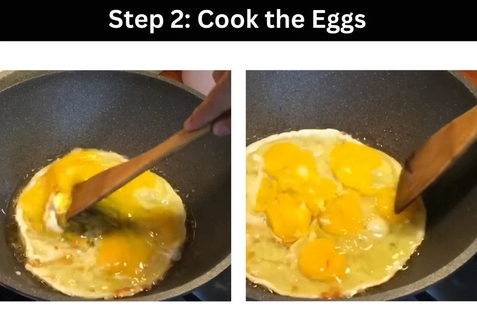 step 2 Cook the Eggs
