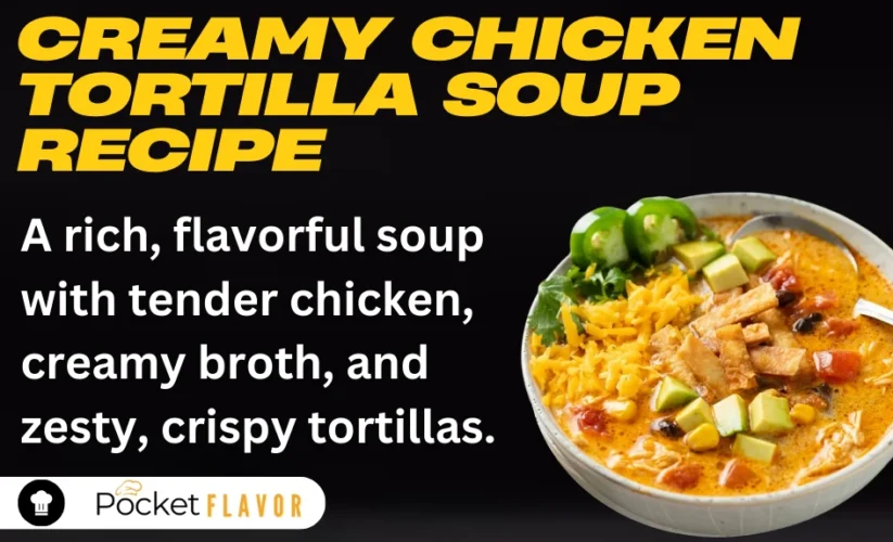 Creamy Chicken Tortilla Soup Recipe