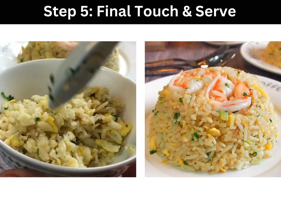 step 5 Final Touch & Serve
