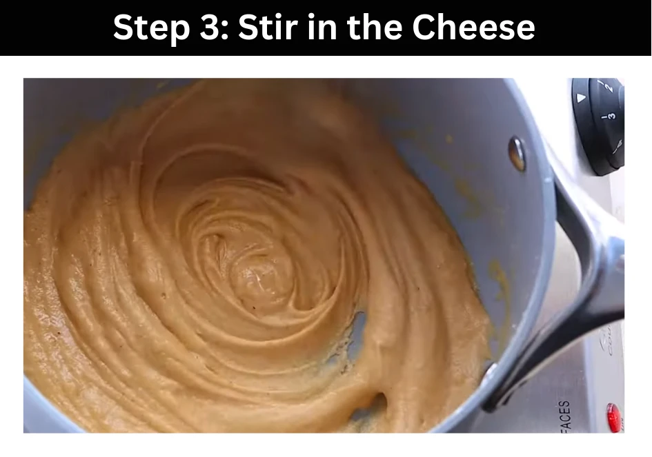 Step 3 Stir in the Cheese