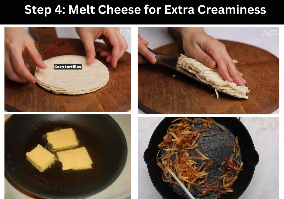 Step 4 Melt Cheese for Extra Creaminess