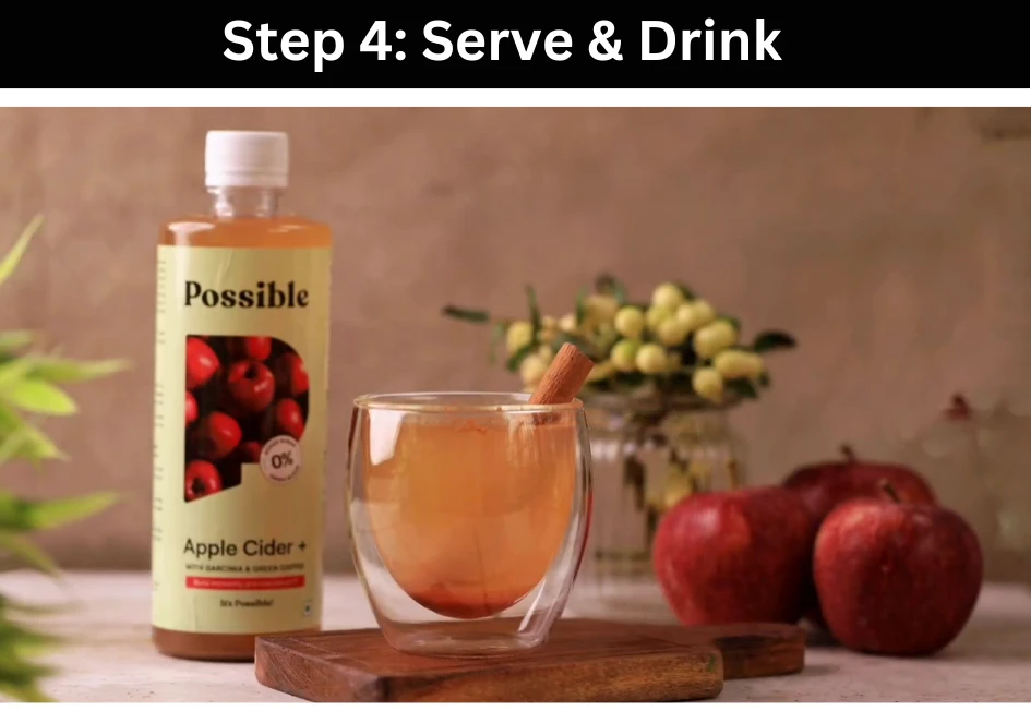 Step 4 Serve & Drink