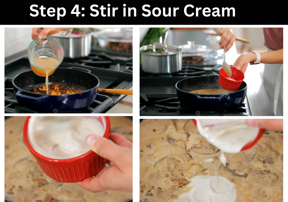 Step 4 Stir in Sour Cream