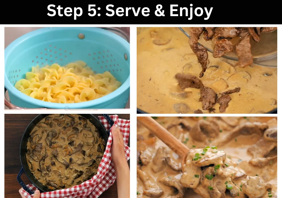 Step 5 Serve & Enjoy