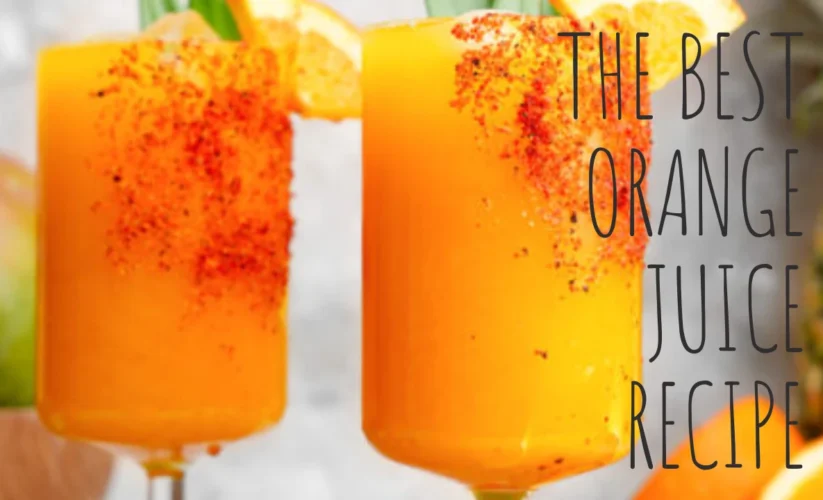 How to Make Fresh Orange Juice Recipe