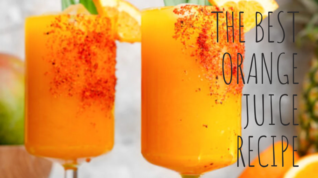 How to Make Fresh Orange Juice Recipe