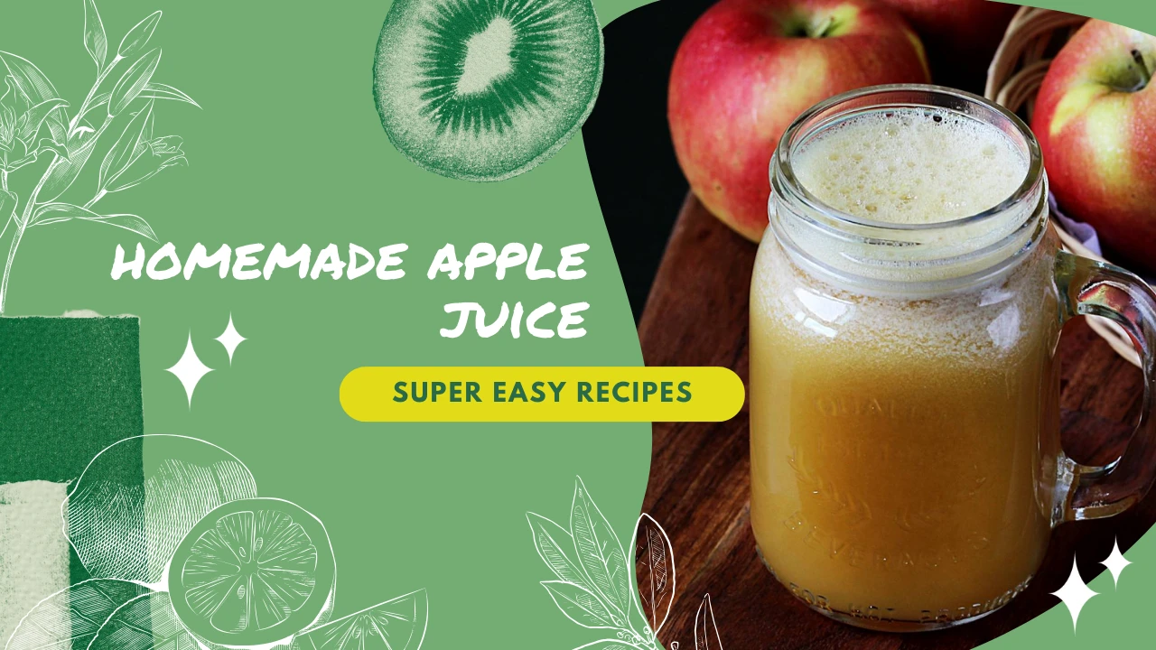 Homemade Apple Juice Recipe (With Blender)