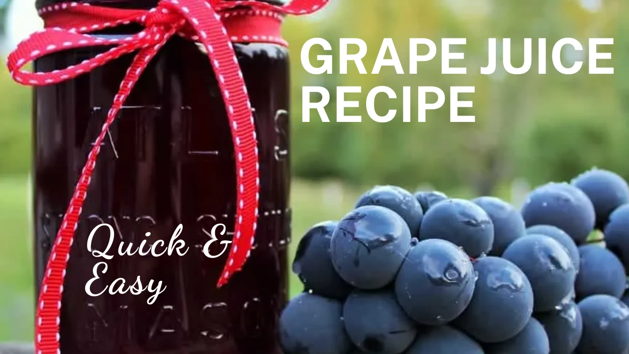 Homemade Concord Grape Juice Recipe