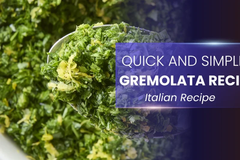 Quick and Simple Gremolata Recipe