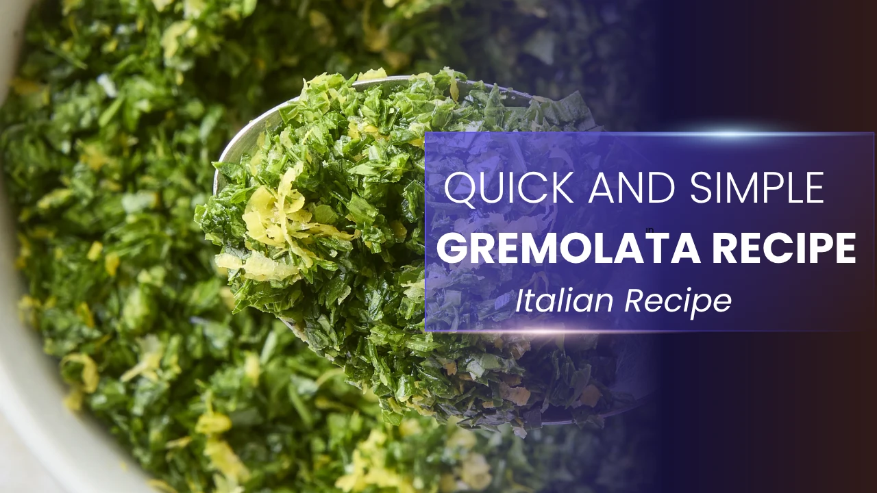 Gremolata Italian Recipe