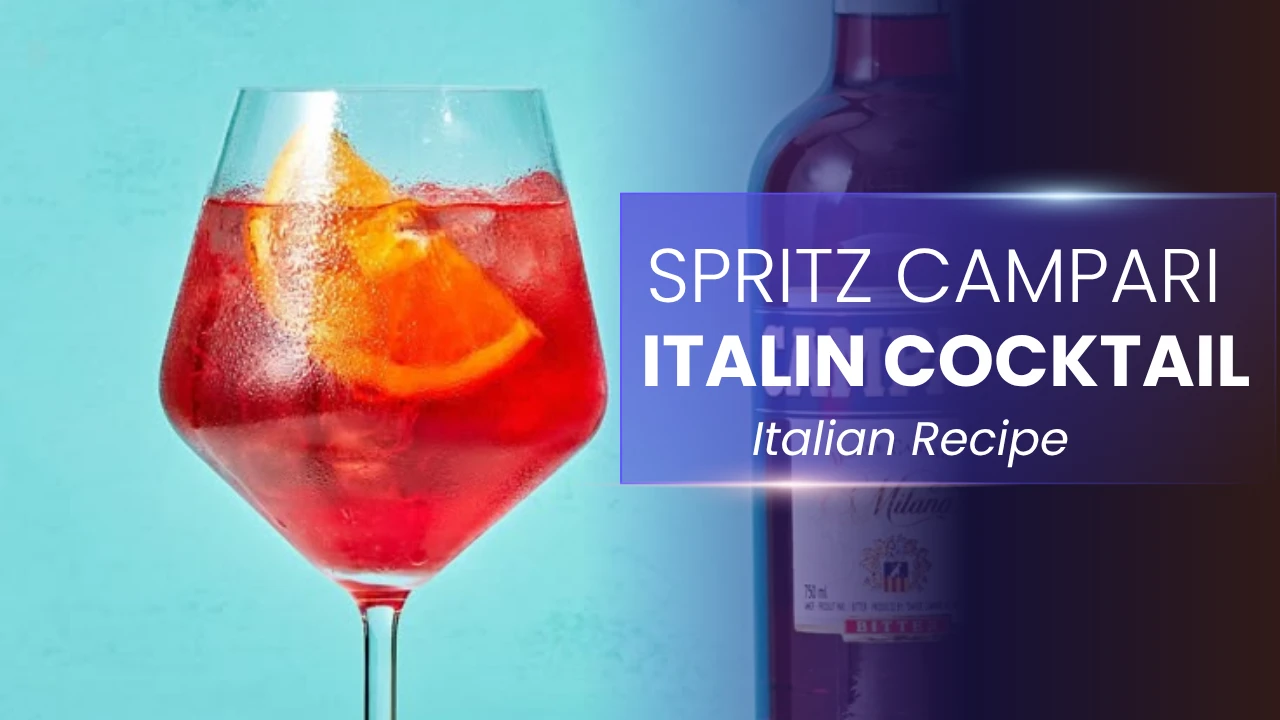 Spritz Campari Classic Italian Cocktail