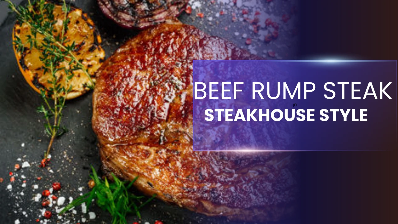 Beef Rump Steak western steakhouse style.